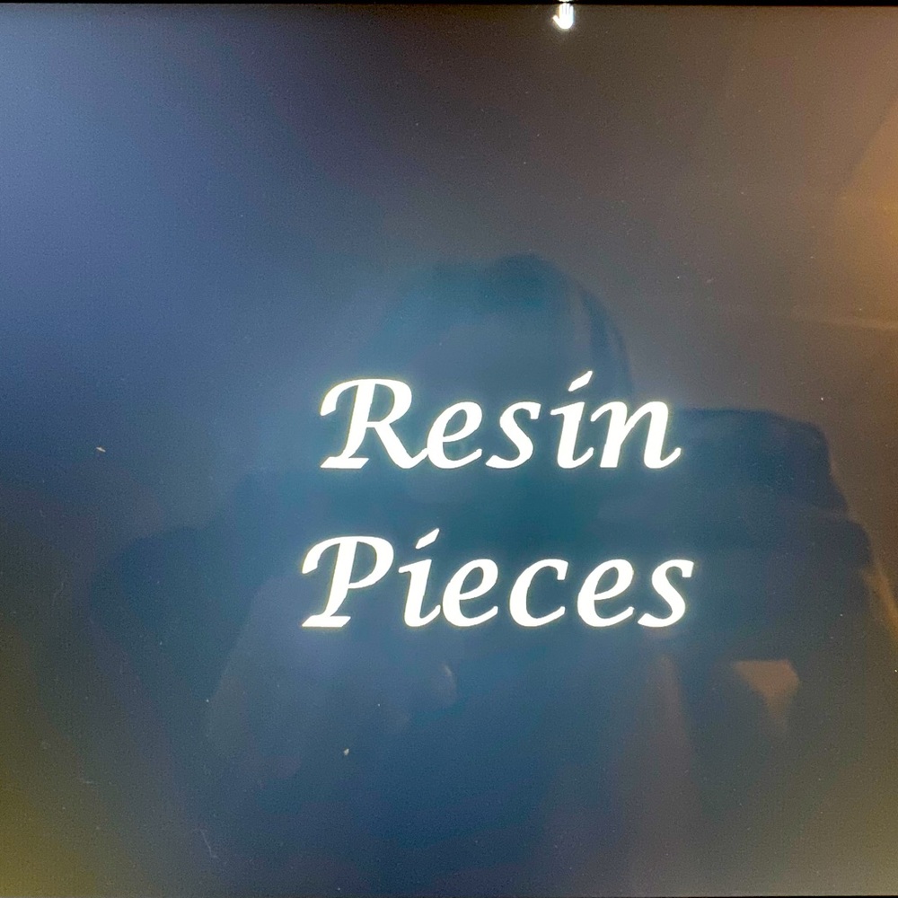 Handcrafted resin pieces